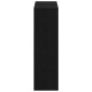 vidaXL Ντουλάπι βιβλίων Μαύρη βελανιδιά 97,5x29,5x100 cm