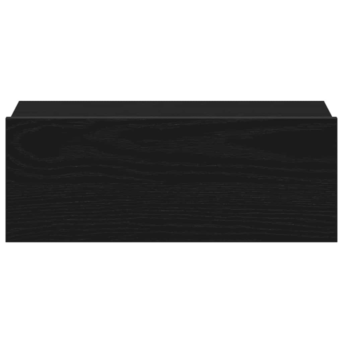 vidaXL Κομοδίνα Πλωτά 2 τεμ. από Μαύρη Δρυς 40x32x15 εκ. από Τεχνητό Ξύλο