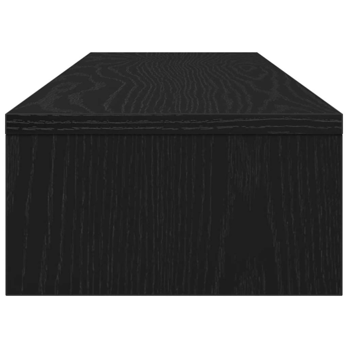 vidaXL Βάση Οθόνης Μαύρη Δρυς 100x24x13 εκ. από Τεχνητό Ξύλο