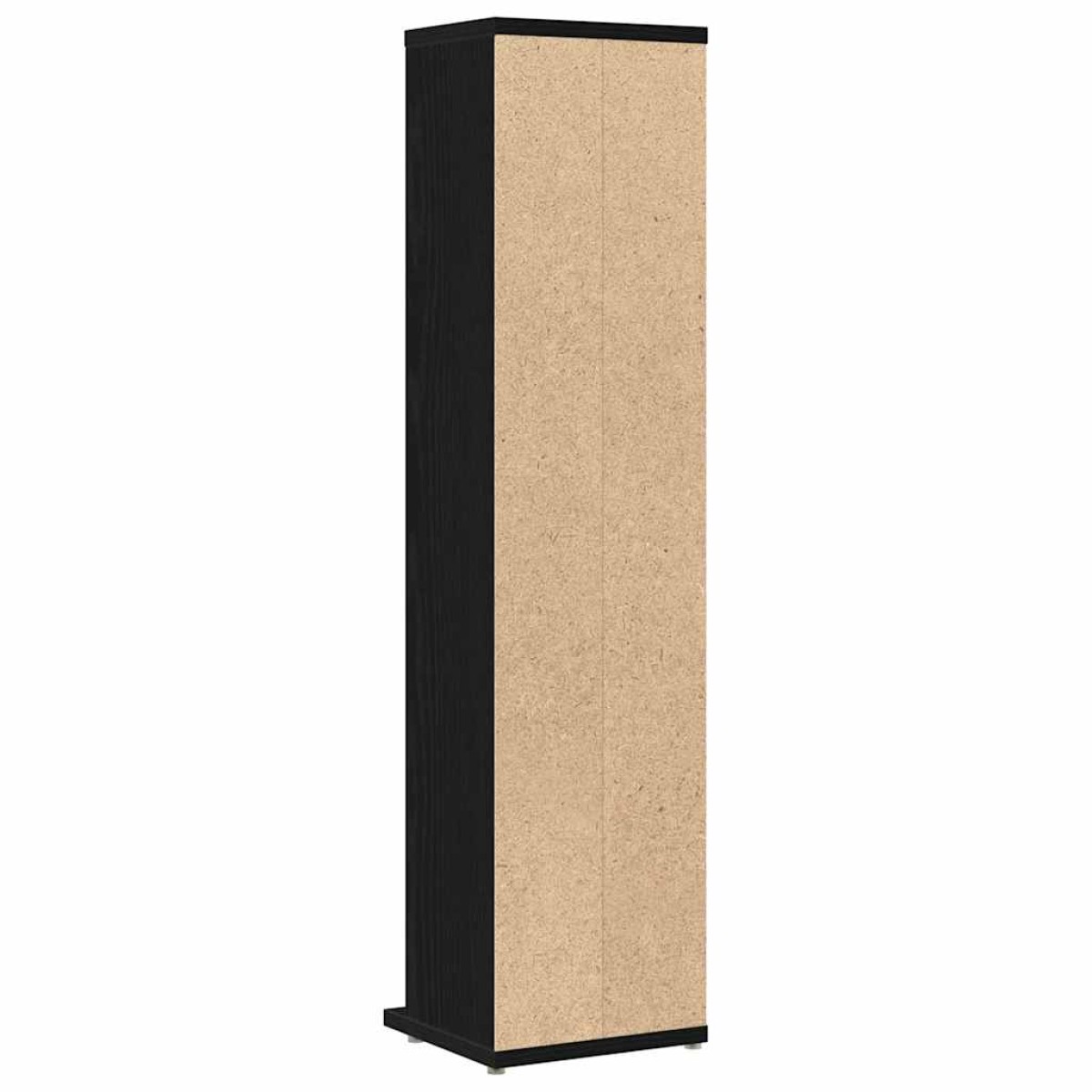 ντουλάπι CD vidaXL Μαύρη δρυς 21x20x88 cm Κατασκευασμένο ξύλο