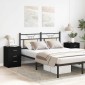 vidaXL Κομοδίνα 2 τεμ. Μαύρη Δρυς 38x35x55 εκ. από Τεχνητό Ξύλο