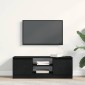 vidaXL Έπιπλο Τηλεόρασης Μαύρο Δρυς 102x30x36 εκ. από Τεχνητό Ξύλο