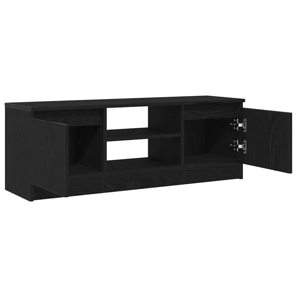 vidaXL Έπιπλο Τηλεόρασης Μαύρο Δρυς 102x30x36 εκ. από Τεχνητό Ξύλο