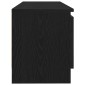 vidaXL Έπιπλο Τηλεόρασης Μαύρο Δρυς 102x30x36 εκ. από Τεχνητό Ξύλο