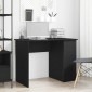 vidaXL Γραφείο Μαύρη Δρυς 100x55x75 εκ. από Τεχνητό Ξύλο