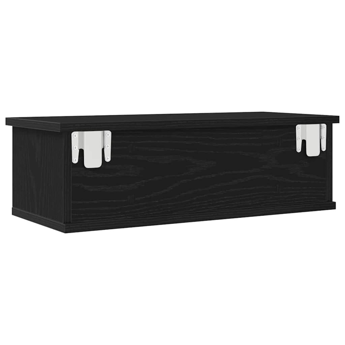 vidaXL Ντουλάπα Τοίχου Επιτοίχιο Μαύρη Οξυά 60 x 26 x 18,5 εκ