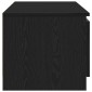 vidaXL Έπιπλο Τηλεόρασης Μαύρο Δρυς 140x40x36 εκ. από Τεχνητό Ξύλο
