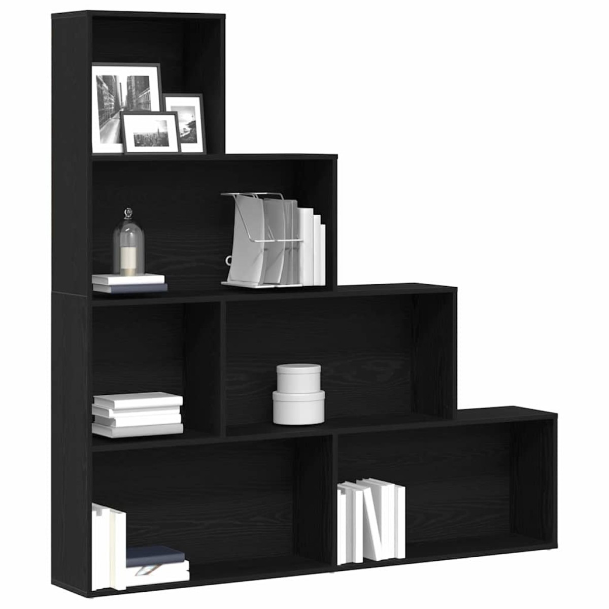 vidaXL Βιβλιοθήκη 6 επιπέδων 155 x 24 x 160 εκ Επεξεργασμένο Ξύλο