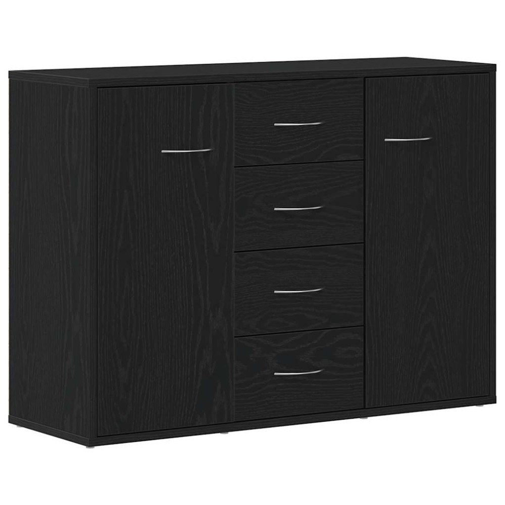vidaXL Μπουφές από Μαύρη Δρυς 88x30x64 εκ. από Τεχνητό Ξύλο