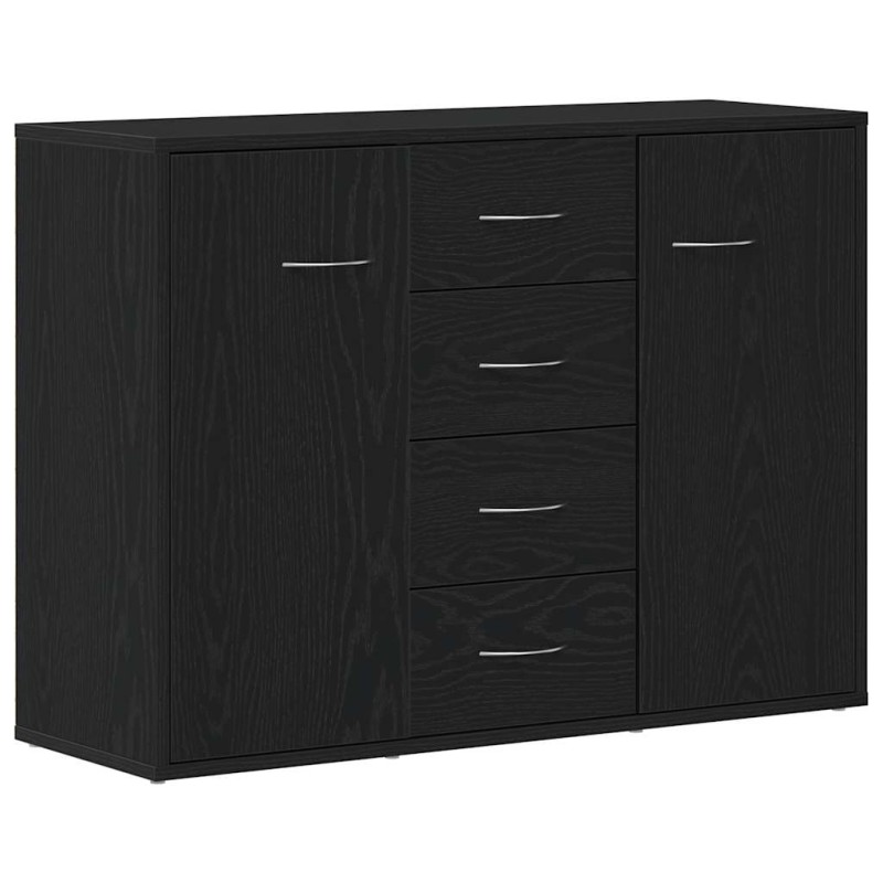 vidaXL Μπουφές από Μαύρη Δρυς 88x30x64 εκ. από Τεχνητό Ξύλο