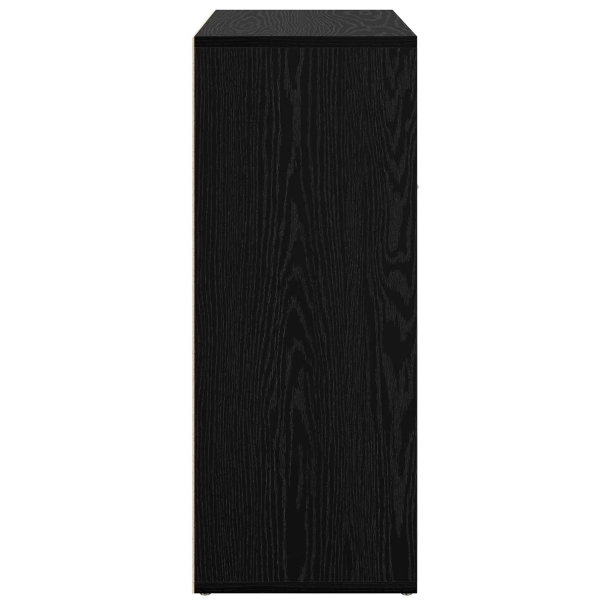 vidaXL Πλαϊνό γραφείο Μαύρη Οξυά 60 x 30 x 75 cm Επεξεργασμένο Ξύλο