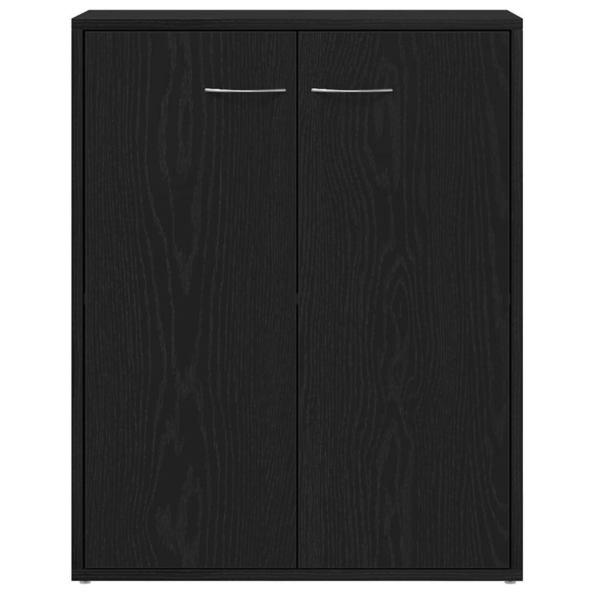 vidaXL Μπουφές Μαύρος Δρυς 60x30x75 εκ. από Τεχνητό Ξύλο