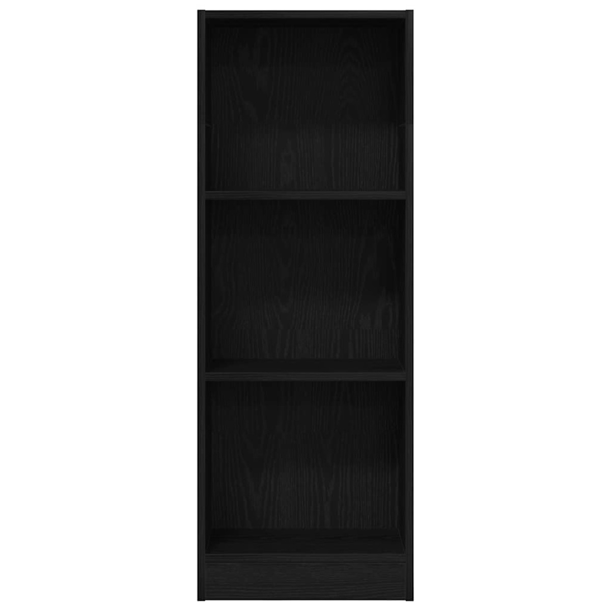 vidaXL Βιβλιοθήκη Μαύρη Δρυς 40x24x109 εκ. από Τεχνητό Ξύλο