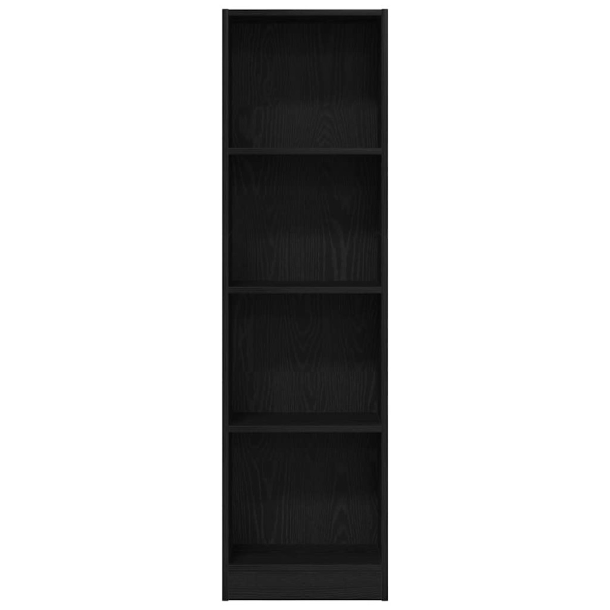 vidaXL Βιβλιοθήκη Μαύρη Δρυς 40x24x143 εκ. από Τεχνητό Ξύλο