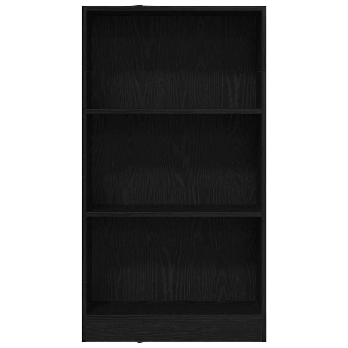 vidaXL Βιβλιοθήκη Μαύρη Δρυς 60x24x109 εκ. από Τεχνητό Ξύλο