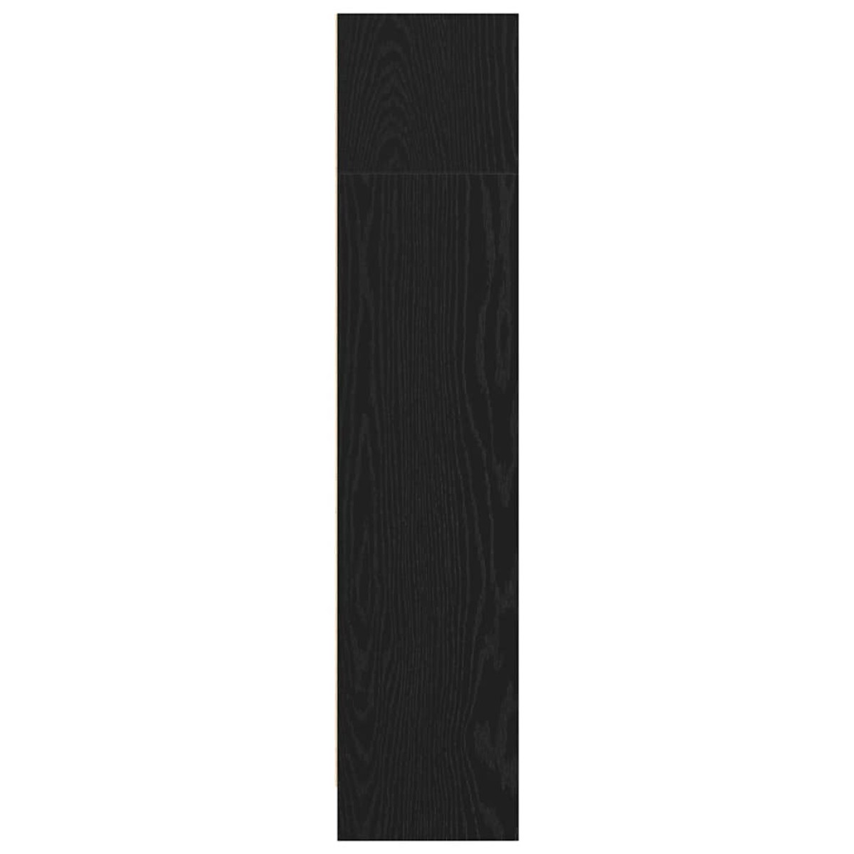 vidaXL Βιβλιοθήκη Μαύρη Δρυς 60x24x109 εκ. από Τεχνητό Ξύλο