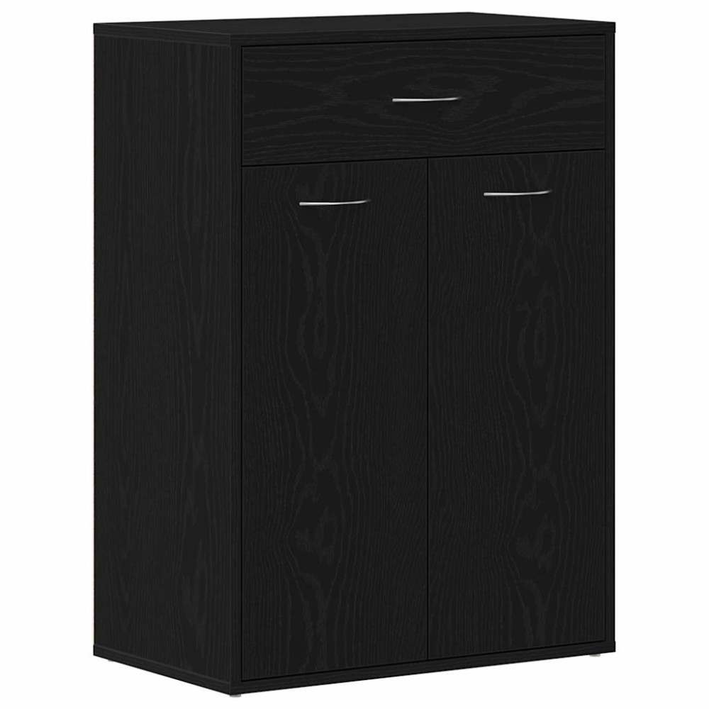 vidaXL Ράφι Παπουτσιών 60 x 35 x 84 εκ. Επεξεργασμένο Ξύλο Μαύρη Οξυά