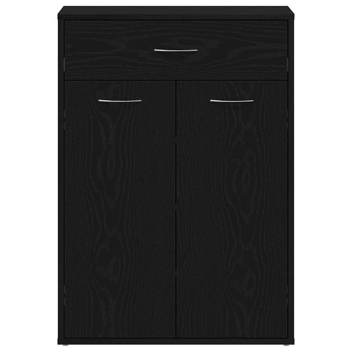 vidaXL Ράφι Παπουτσιών 60 x 35 x 84 εκ. Επεξεργασμένο Ξύλο Μαύρη Οξυά