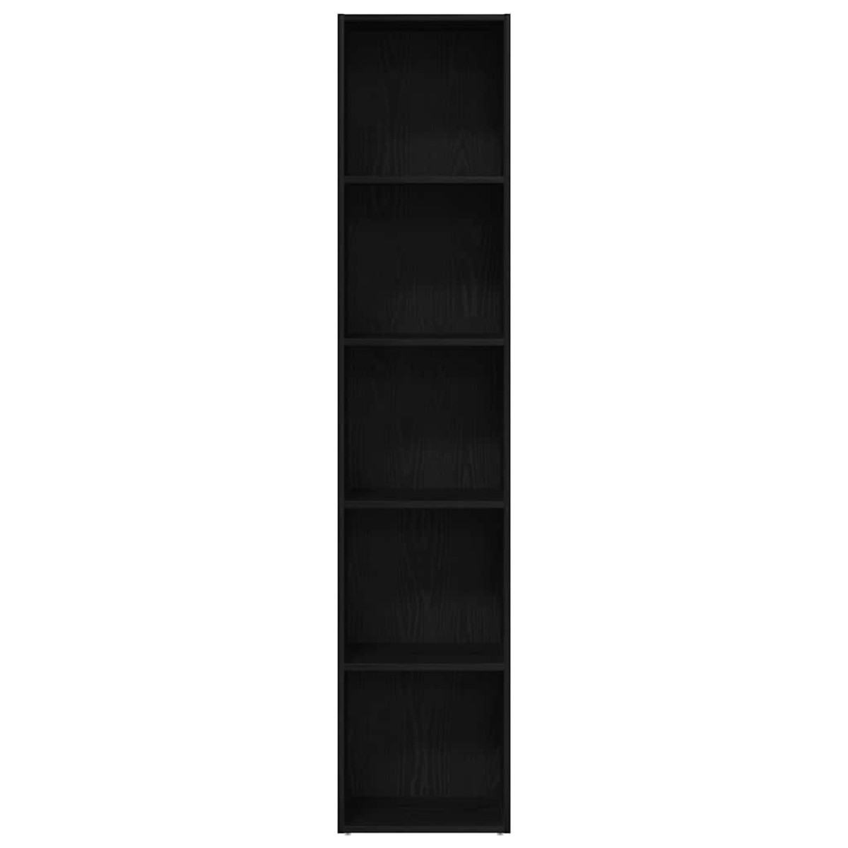 vidaXL Βιβλιοθήκη Μαύρη Δρυς 40x30x189 εκ. από Τεχνητό Ξύλο