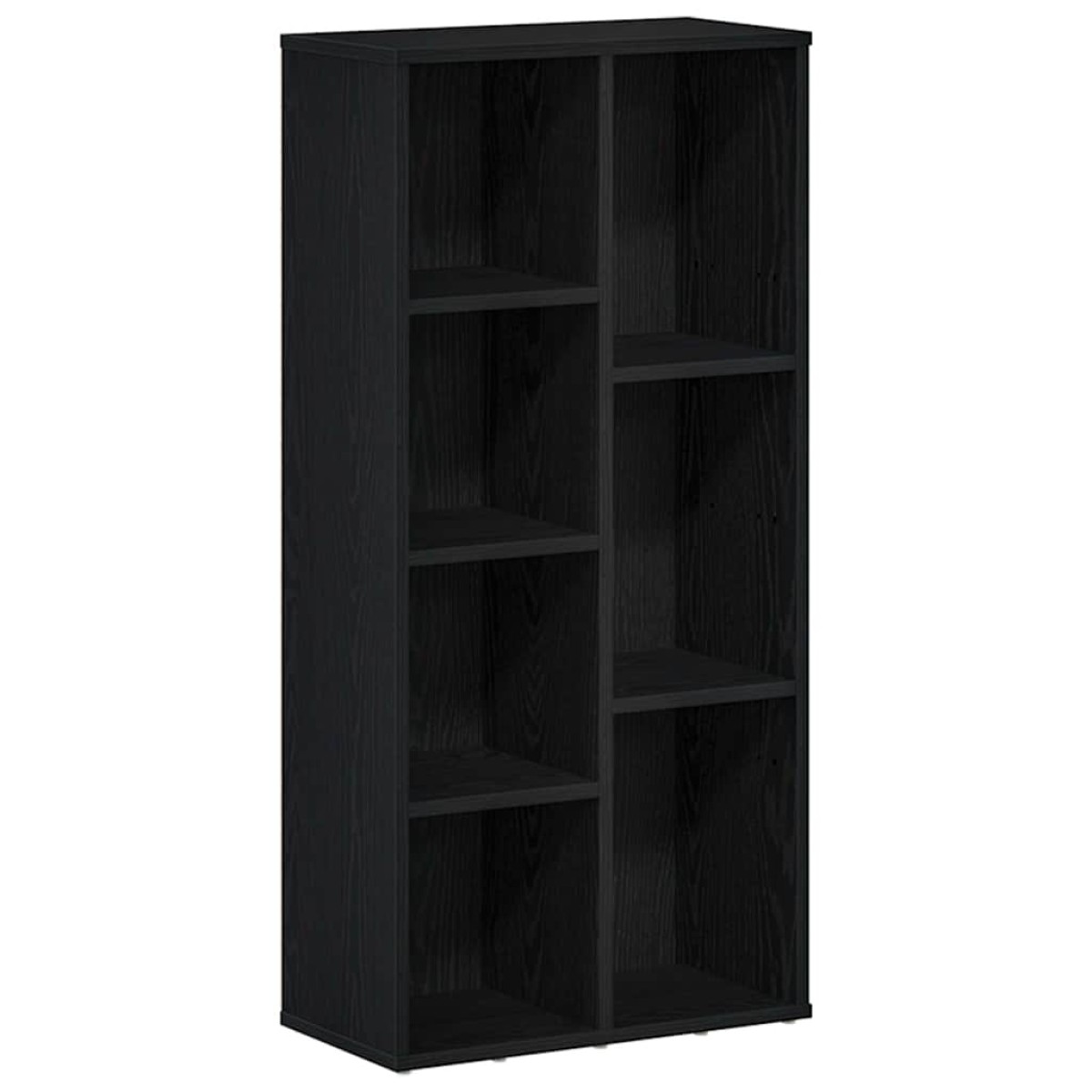 vidaXL Βιβλιοθήκη Μαύρη Δρυς 50x25x104 εκ. από Τεχνητό Ξύλο