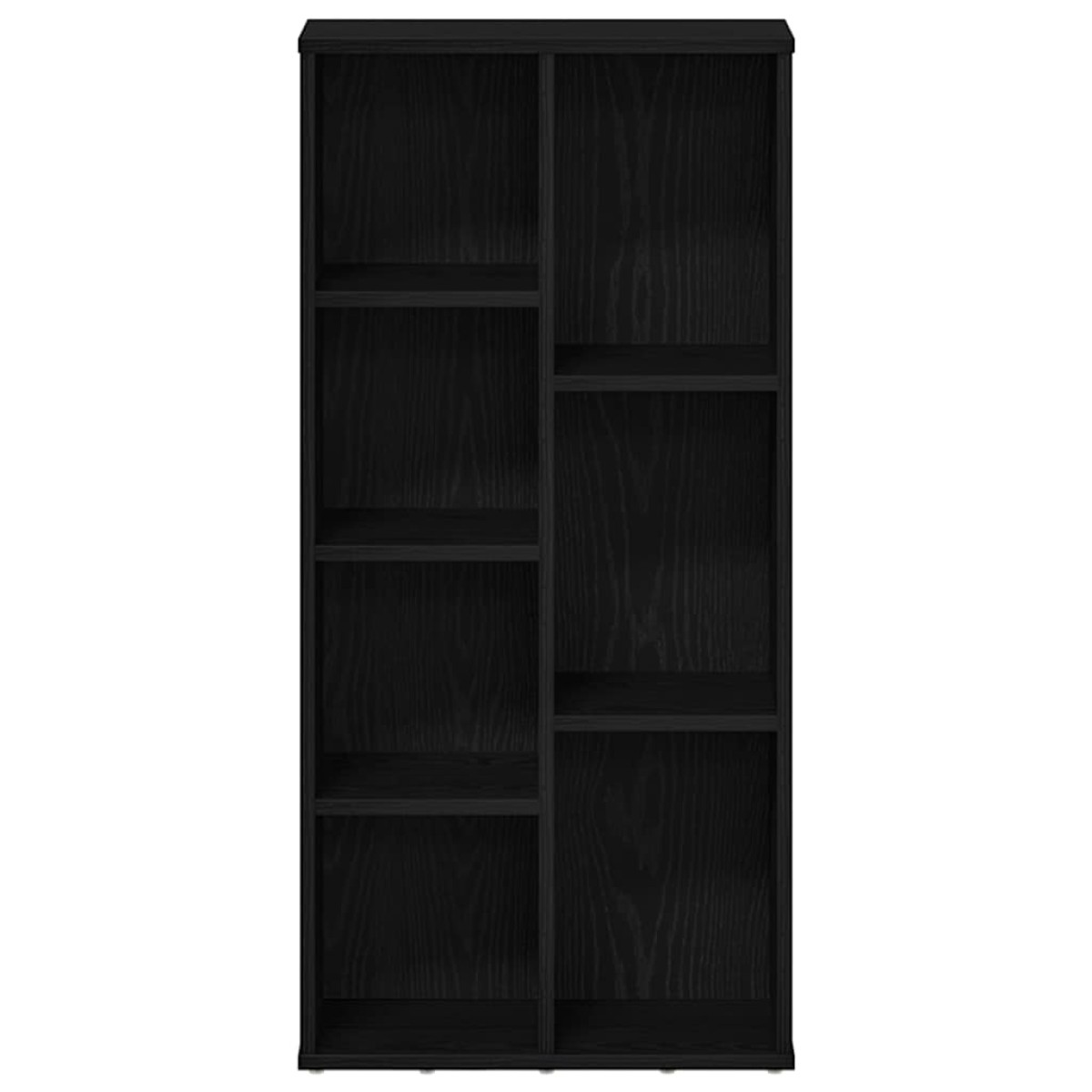 vidaXL Βιβλιοθήκη Μαύρη Δρυς 50x25x104 εκ. από Τεχνητό Ξύλο