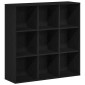 vidaXL Βιβλιοθήκη Μαύρη Δρυς 98x29x97,5 εκ. από Τεχνητό Ξύλο