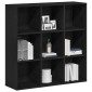 vidaXL Βιβλιοθήκη Μαύρη Δρυς 98x29x97,5 εκ. από Τεχνητό Ξύλο