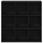 vidaXL Βιβλιοθήκη Μαύρη Δρυς 98x29x97,5 εκ. από Τεχνητό Ξύλο
