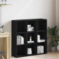 vidaXL Βιβλιοθήκη Μαύρη Δρυς 98x29x97,5 εκ. από Τεχνητό Ξύλο