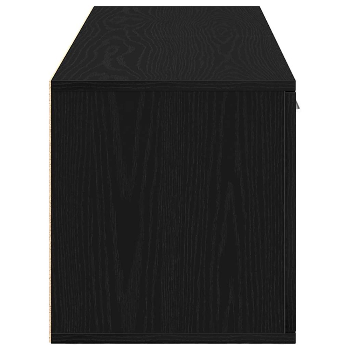 vidaXL Έπιπλο Τηλεόρασης Μαύρο Δρυς 120x34x37 εκ. από Τεχνητό Ξύλο