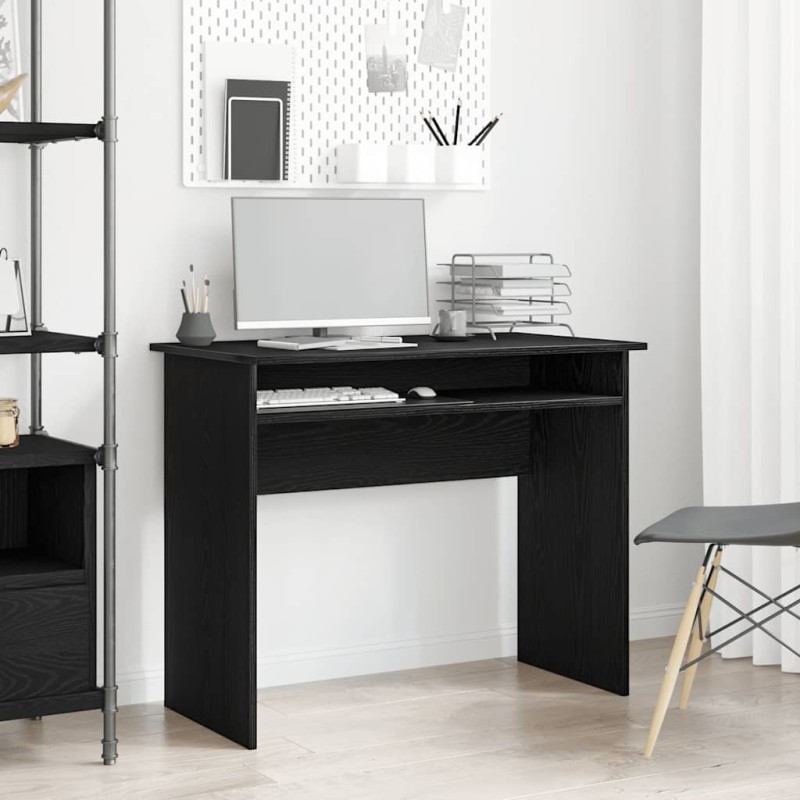 vidaXL Γραφείο Μαύρη Δρυς 90 x 50 x 74 εκ. από Τεχνητό Ξύλο