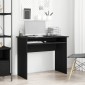 vidaXL Γραφείο Μαύρη Δρυς 90 x 50 x 74 εκ. από Τεχνητό Ξύλο