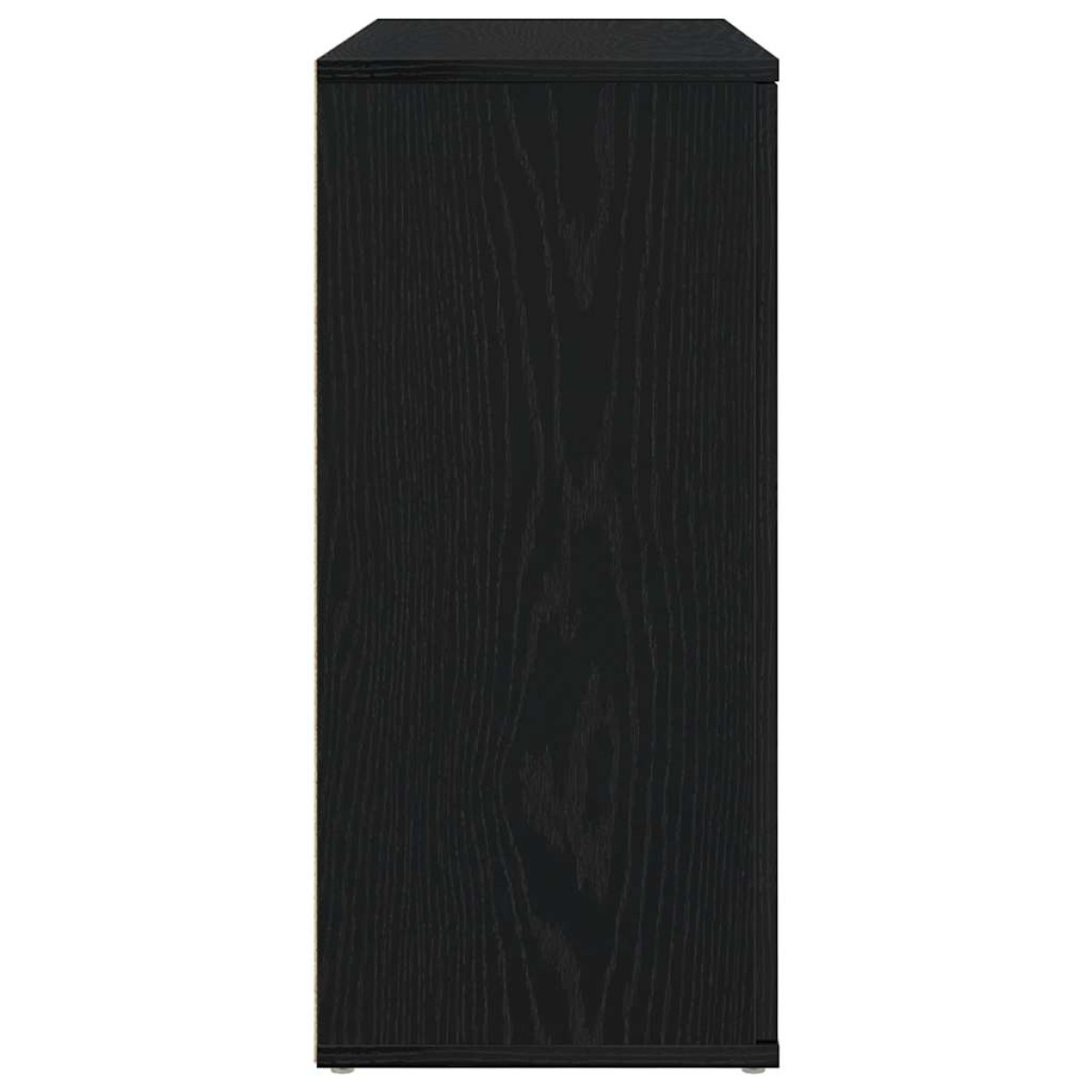 vidaXL Μπουφές Μαύρη Δρυς 91 x 29,5 x 65 εκ. από Επεξεργασμένο Ξύλο