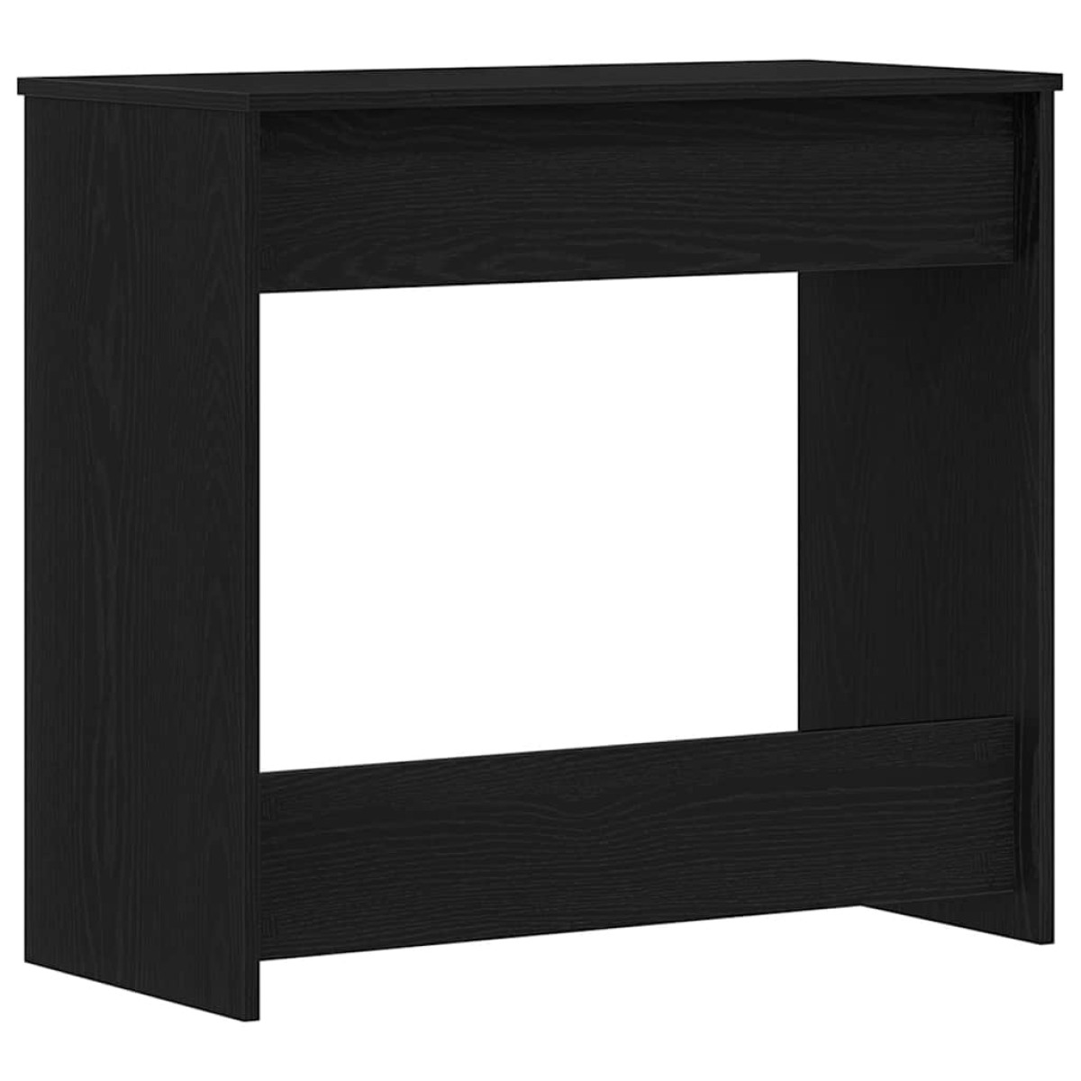 vidaXL Γραφείο Μαύρη Οξυά Επεξεργασμένο Ξύλο 80 x 40 x 75 εκ.