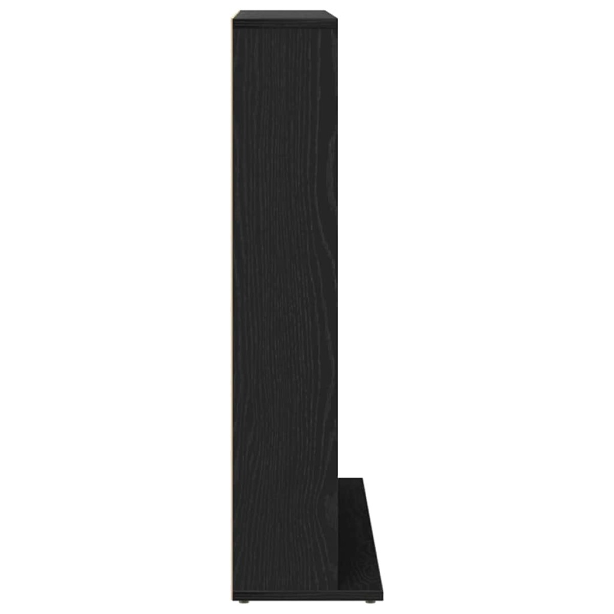 vidaXL Ντουλάπι για CD Μαύρο Δρυς 100x23x89,5 εκ. από Τεχνητό Ξύλο