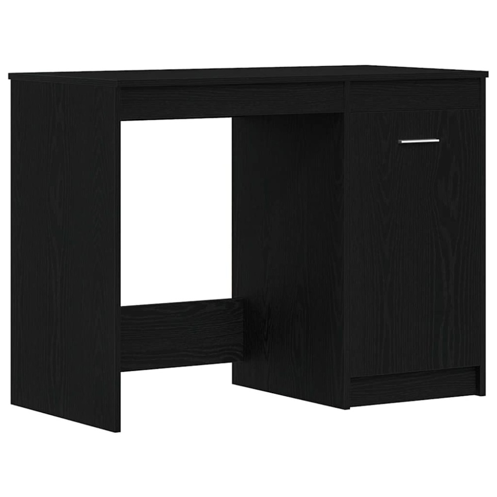 vidaXL Γραφείο Μαύρη Οξυά 100 x 50 x 76 εκ. Επεξεργασμένο Ξύλο
