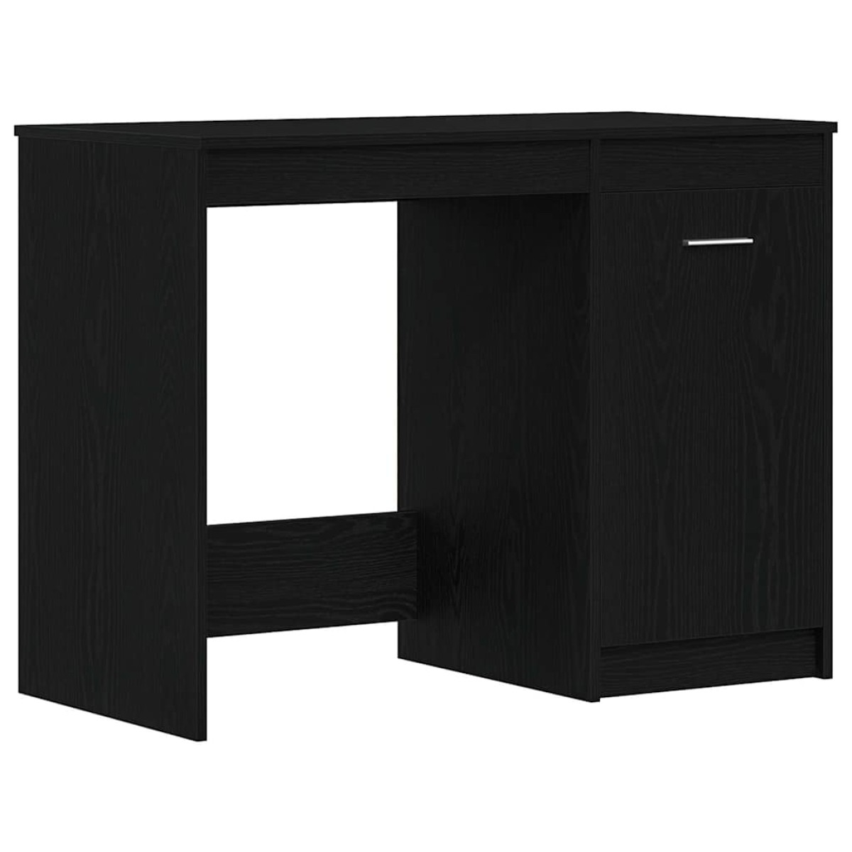 vidaXL Γραφείο Μαύρη Οξυά 100 x 50 x 76 εκ. Επεξεργασμένο Ξύλο