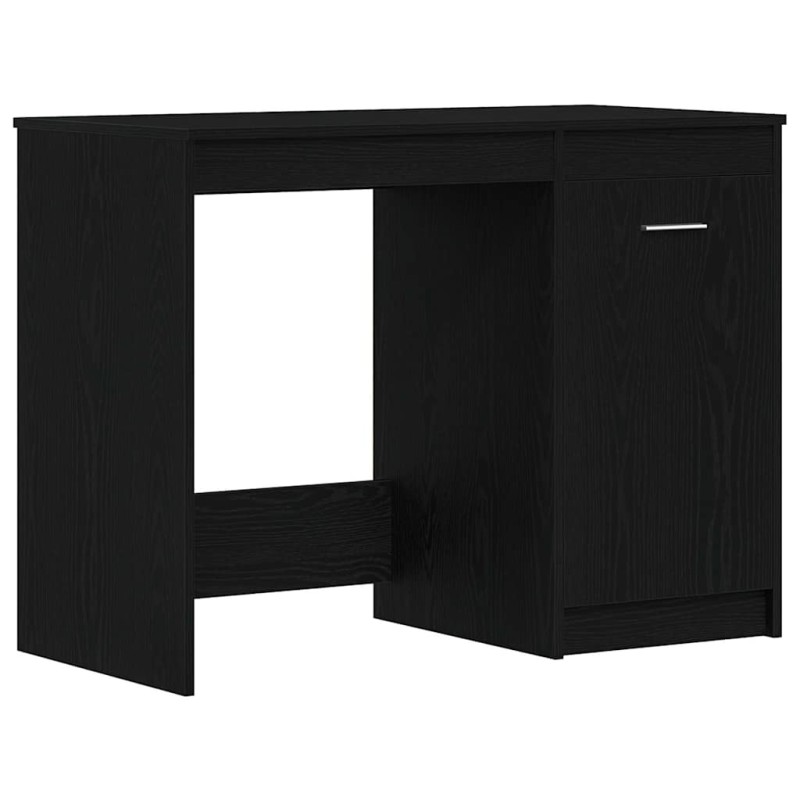 vidaXL Γραφείο Μαύρη Οξυά 100 x 50 x 76 εκ. Επεξεργασμένο Ξύλο