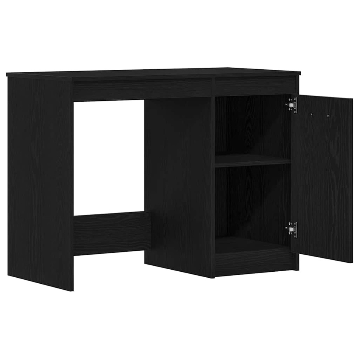 vidaXL Γραφείο Μαύρη Οξυά 100 x 50 x 76 εκ. Επεξεργασμένο Ξύλο