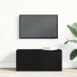 vidaXL Ντουλάπι TV 80 x 34 x 36 εκ Μαύρη Οξυά Επεξεργασμένο Ξύλο