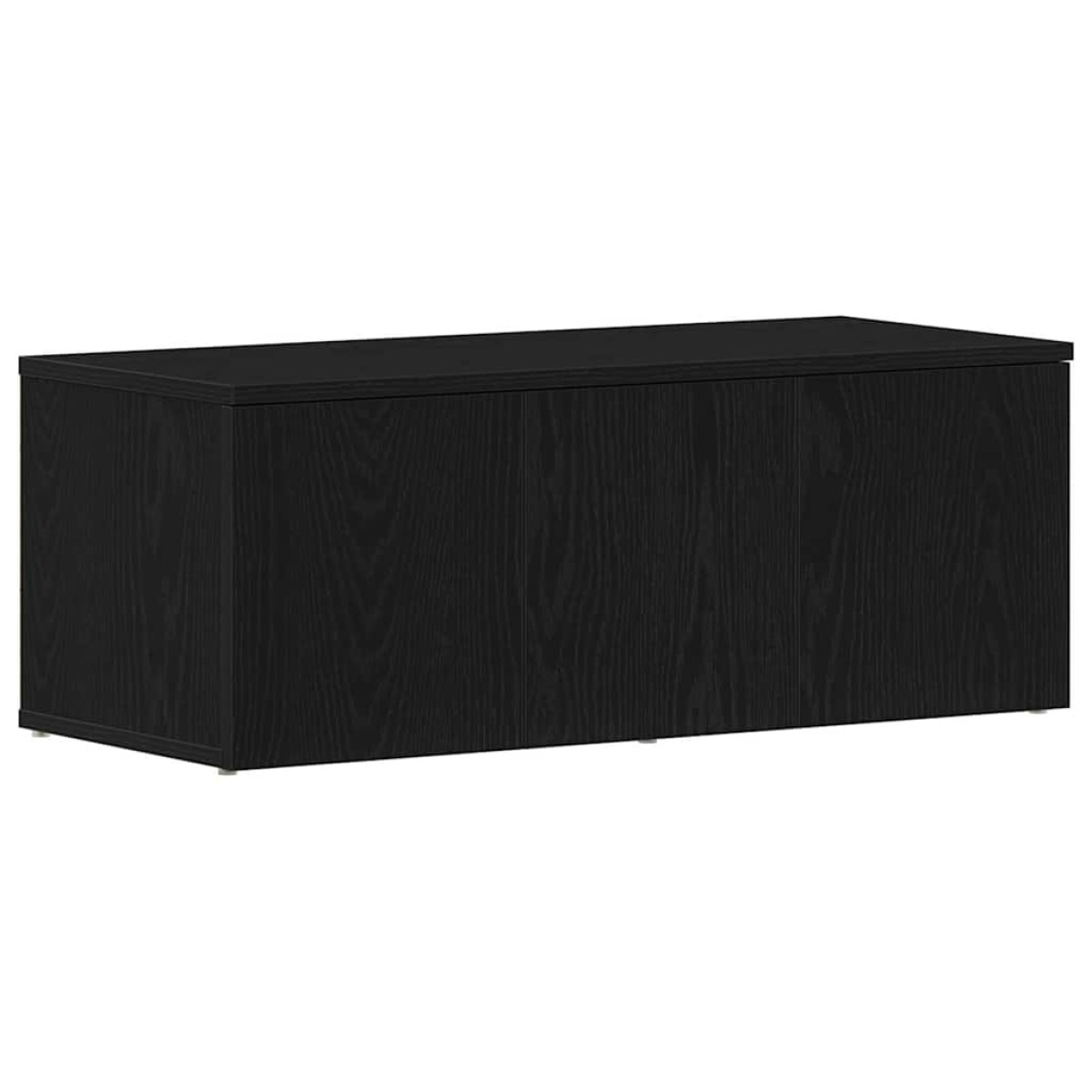 vidaXL Ντουλάπι TV 80x34x30 εκ. Μαύρη Οξυά Επεξεργασμένο Ξύλο