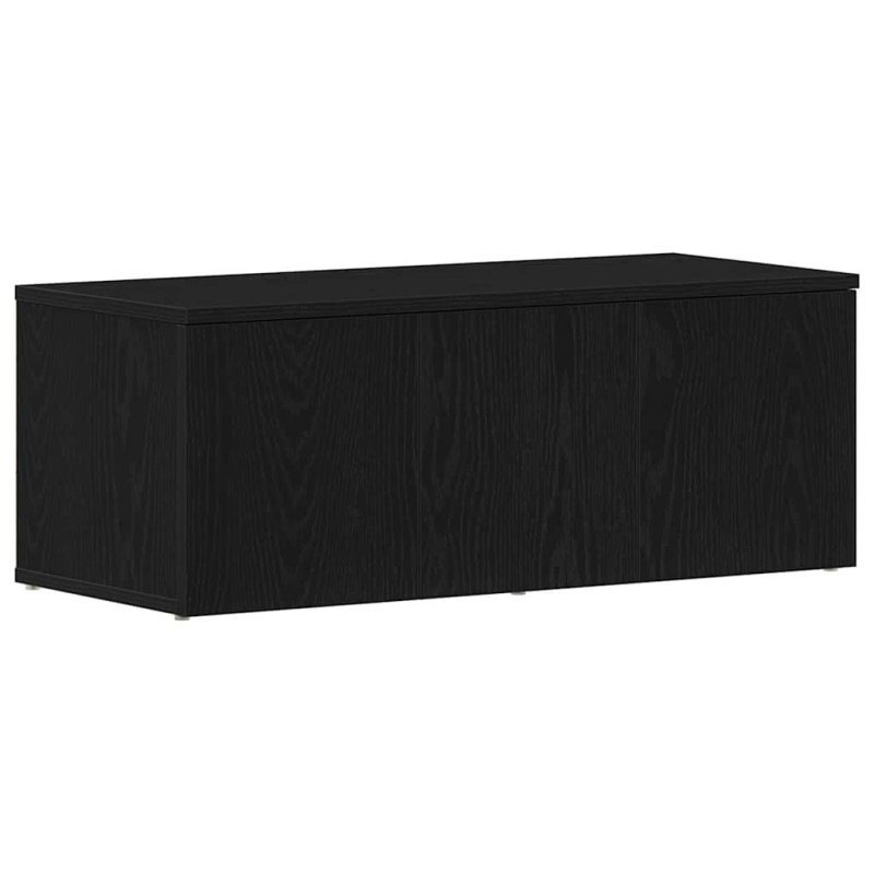 vidaXL Ντουλάπι TV 80x34x30 εκ. Μαύρη Οξυά Επεξεργασμένο Ξύλο