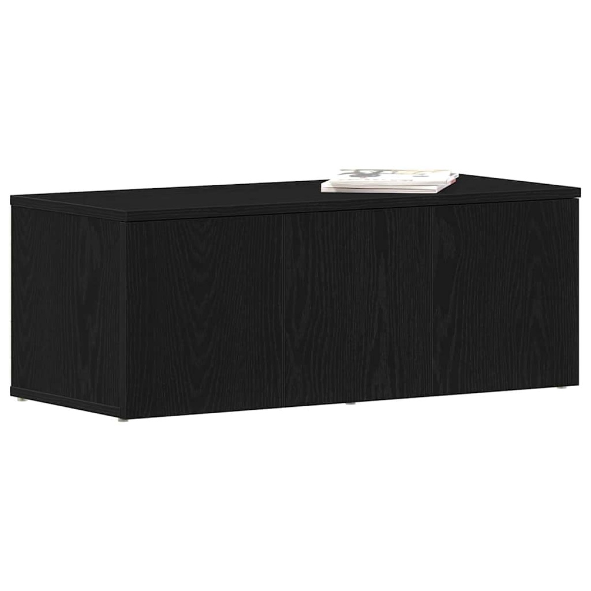 vidaXL Ντουλάπι TV 80x34x30 εκ. Μαύρη Οξυά Επεξεργασμένο Ξύλο