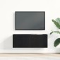 vidaXL Ντουλάπι TV 80 x 30 x 30 εκ Μαύρη Οξυά Επεξεργασμένο Ξύλο