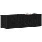 vidaXL Ντουλάπι TV 100 x 30 x 30 cm Μαύρη Οξυά Επεξεργασμένο Ξύλο