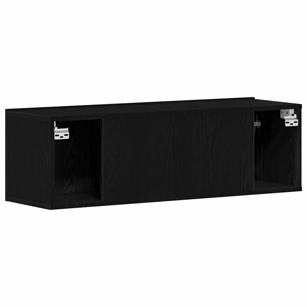 vidaXL Ντουλάπι TV 100 x 30 x 30 cm Μαύρη Οξυά Επεξεργασμένο Ξύλο
