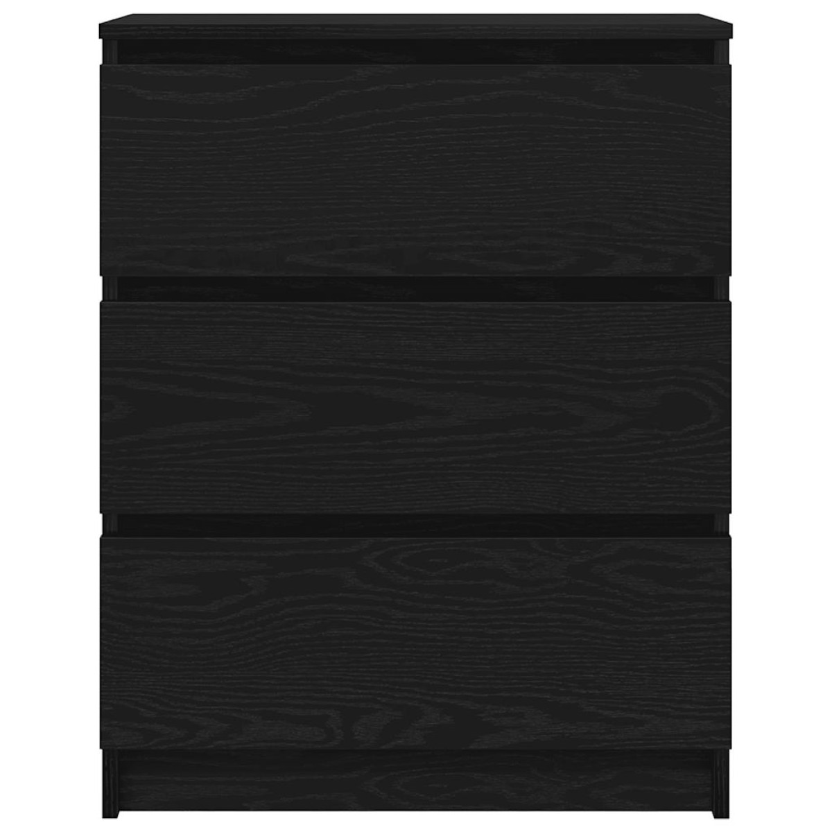 vidaXL Μπουφές Μαύρης Δρυός 60x35x76 εκ. από Τεχνητό Ξύλο