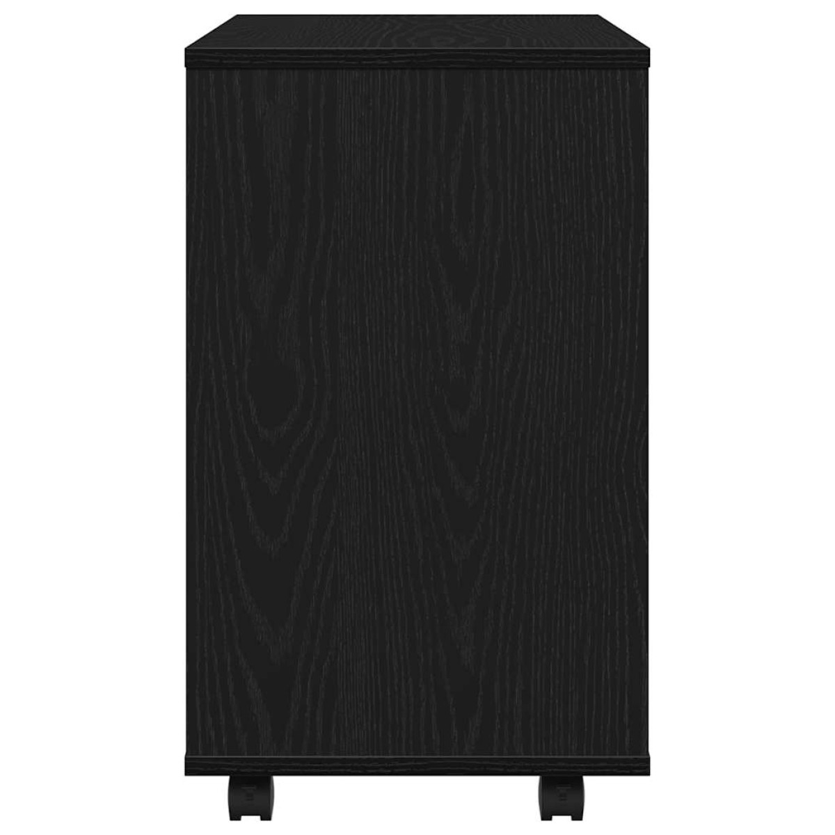 vidaXL Βοηθητικό Τραπεζάκι Μαύρο Δρυς 70x35x60,5 εκ. από Τεχνητό Ξύλο