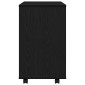 vidaXL Βοηθητικό Τραπεζάκι Μαύρο Δρυς 70x35x60,5 εκ. από Τεχνητό Ξύλο