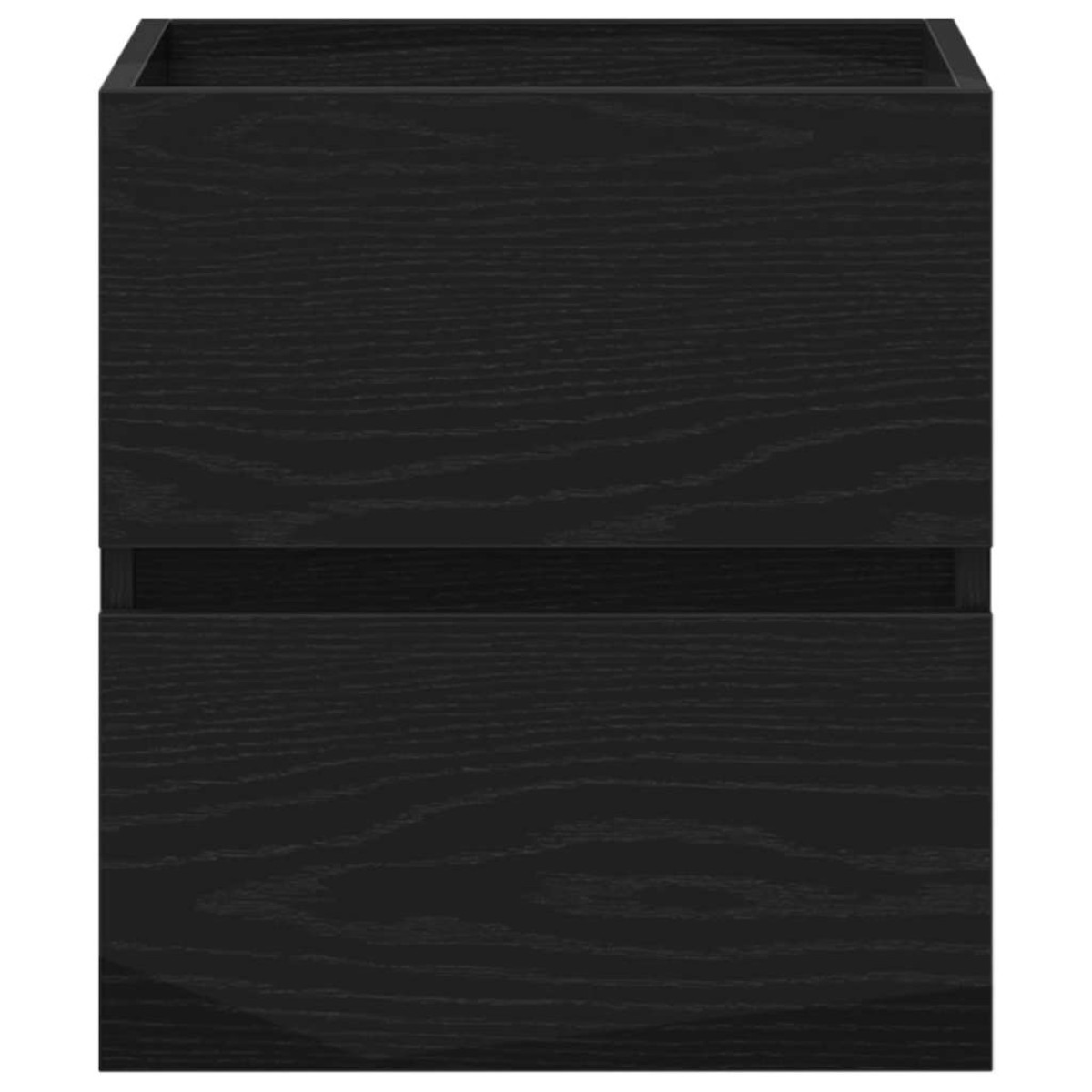 vidaXL Ντουλάπι Νιπτήρα Μπάνιου Μαύρο Δρυς 41x38,5x45 εκ. από Τεχνητό Ξύλο